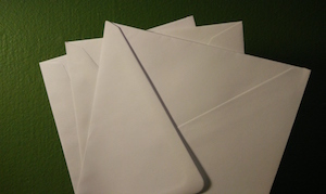 greeting card envelopes